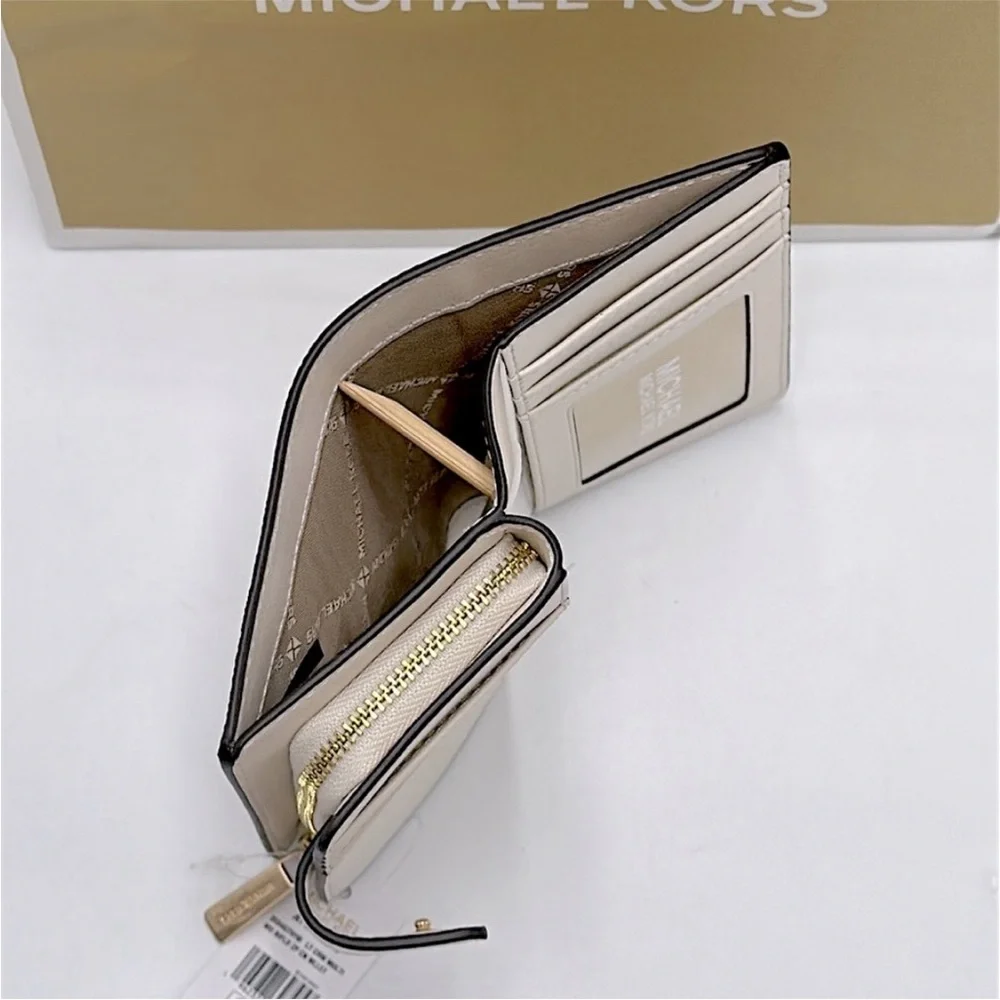 Michael Kors Gray and Pink Butterfly Wallet